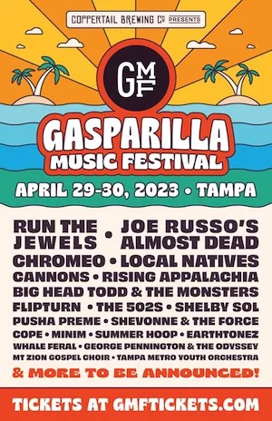Gasparilla Music Festival 2023 Lineup poster image