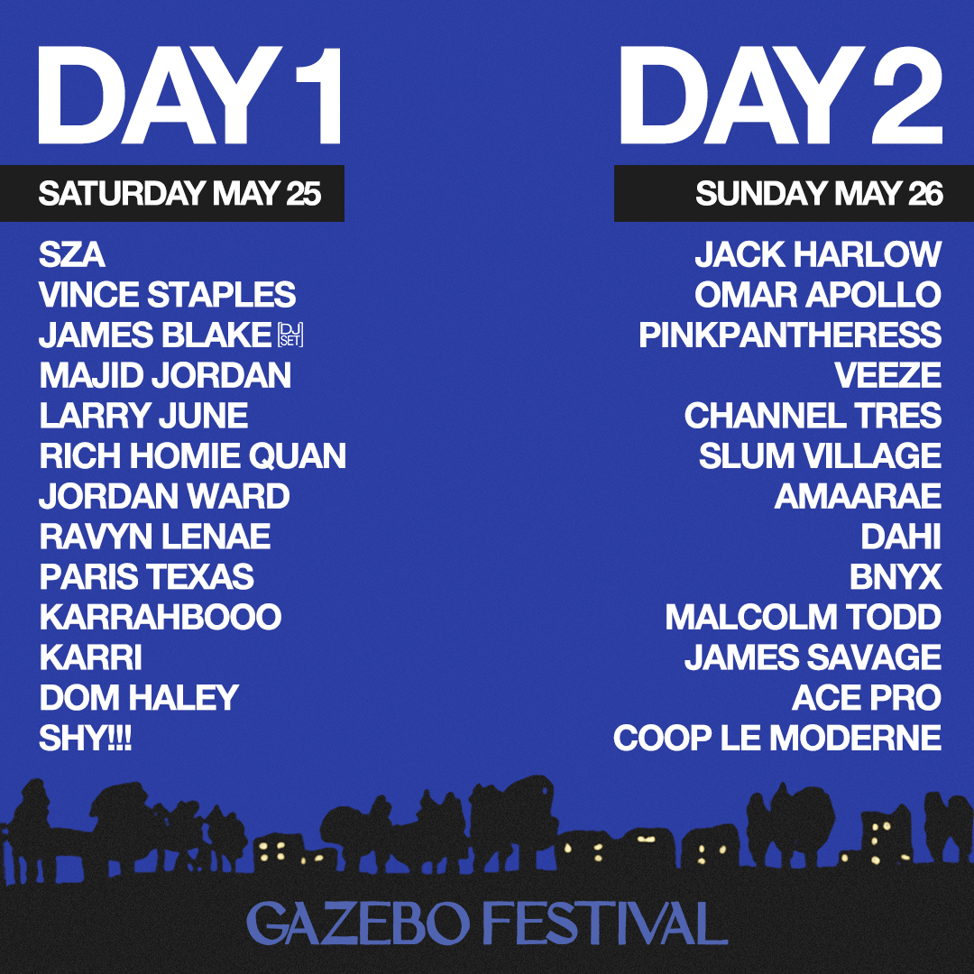 Gazebo Festival 2024 Lineup Grooveist