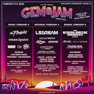 Gem & Jam Festival 2023 Lineup poster image