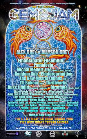 Gem & Jam Festival 2015 Lineup poster image