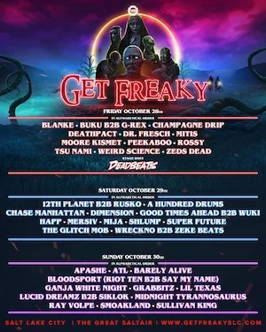 Get Freaky Festival 2022 Lineup poster image