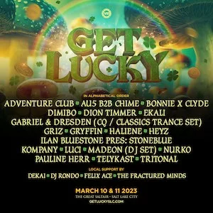 Get Lucky Festival 2023 Lineup poster image