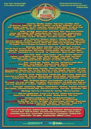 Glastonbury Festival 2014 Lineup poster image
