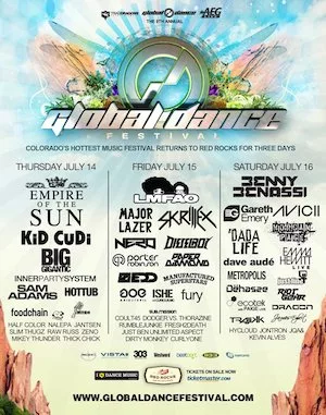 Global Dance Festival 2011 Lineup poster image