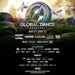 Global Dance Festival 2017 Lineup poster image