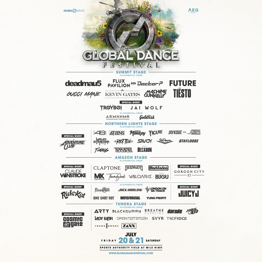 Global Dance Festival 2018 Lineup poster image