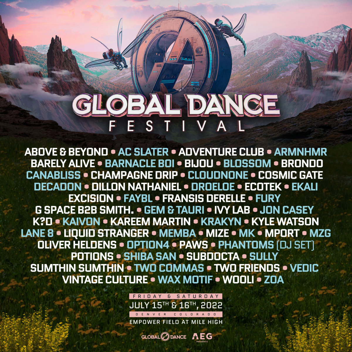 Global Dance Festival 2022 Lineup Grooveist