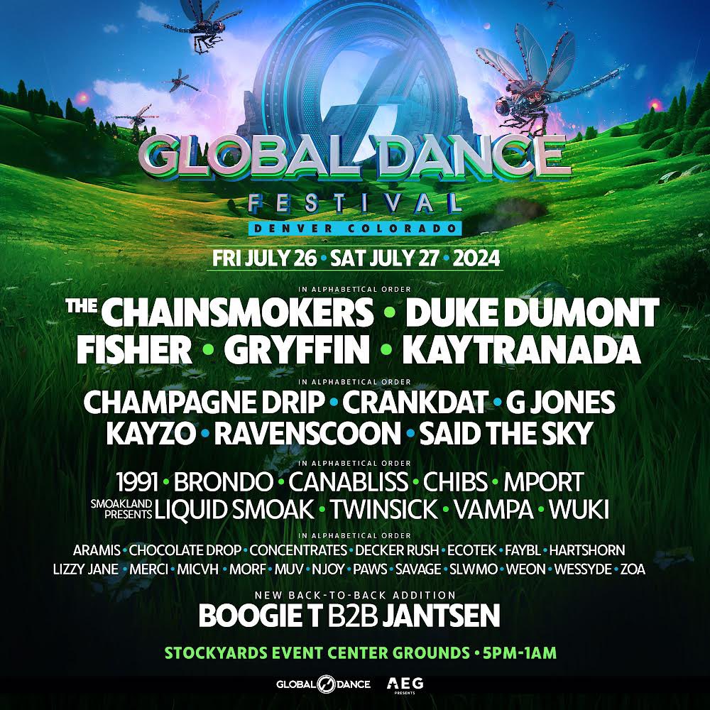Global Dance Festival 2024 lineup poster
