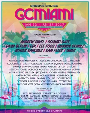 Groove Cruise Miami 2017 Lineup poster image