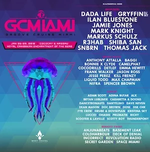 Groove Cruise Miami 2018 Lineup poster image