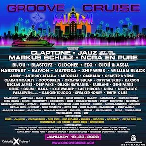 Groove Cruise Miami 2023 Lineup poster image
