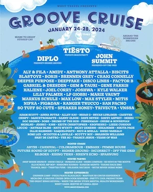 Groove Cruise Miami 2024 Lineup poster image