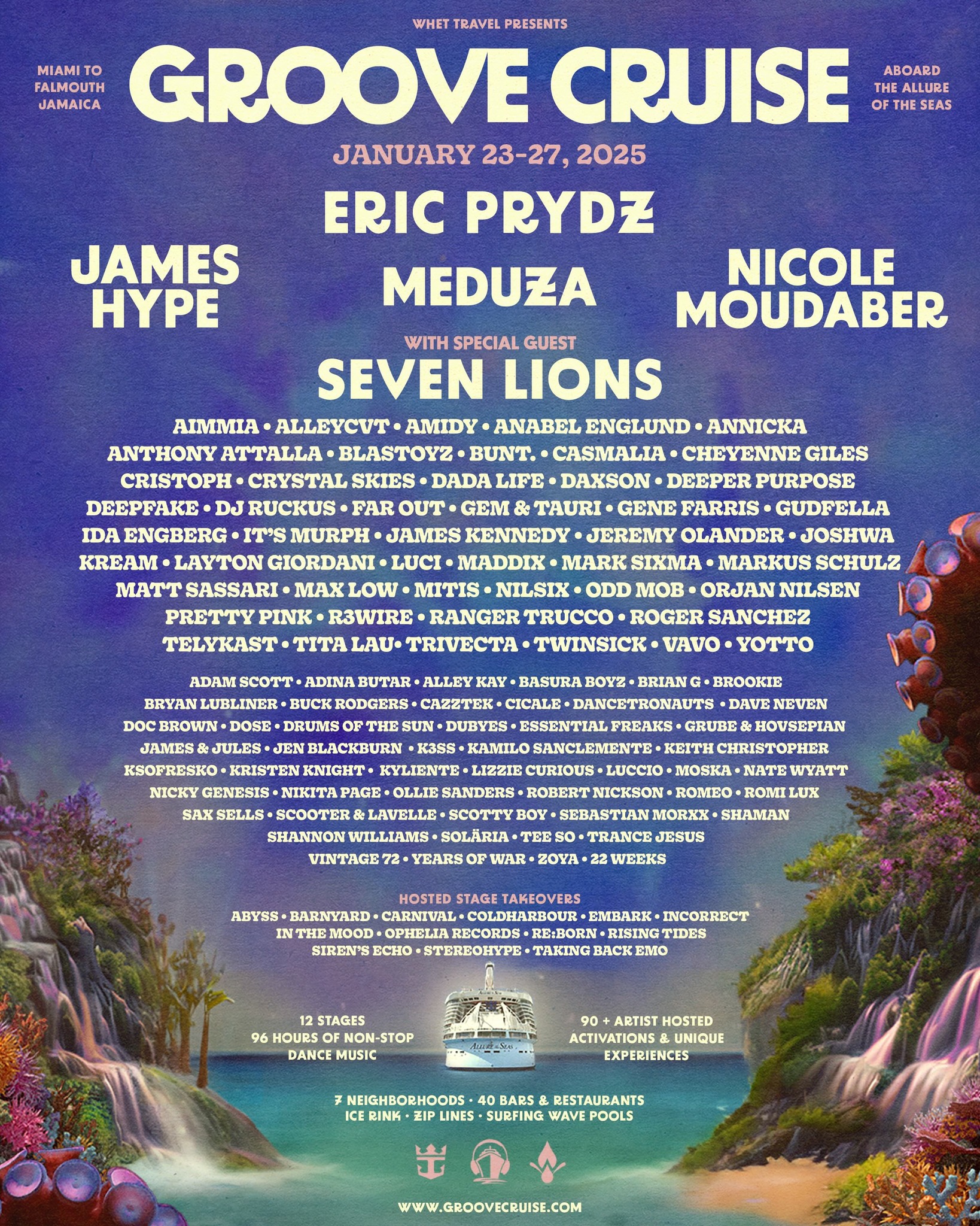 Groove Cruise Miami 2025 Lineup | Grooveist