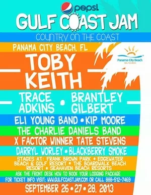 Gulf Coast Jam 2013 Lineup poster image