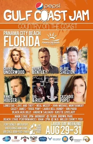 Gulf Coast Jam 2014 Lineup poster image