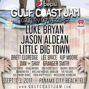 Gulf Coast Jam 2017 Lineup poster image