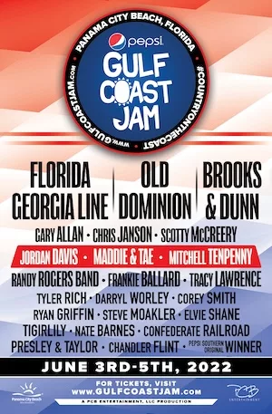 Gulf Coast Jam 2022 Lineup poster image