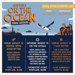 Guster’s On The Ocean Weekend 2022 Lineup poster image
