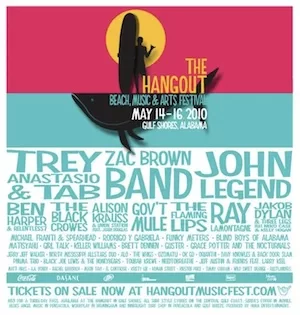 Hangout Music Festival 2010 Lineup poster image