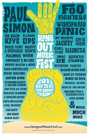 Hangout Music Festival 2011 Lineup poster image