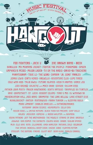 Hangout Music Festival 2015 Lineup poster image