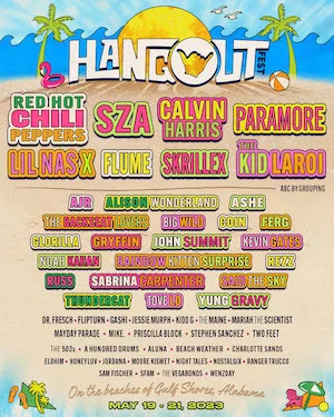 Hangout Music Festival 2023 Lineup poster image