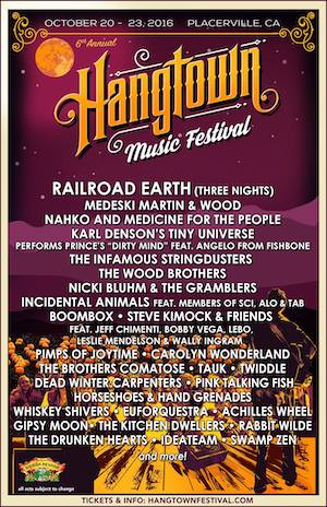 Hangtown Music Festival 2016 Lineup poster image
