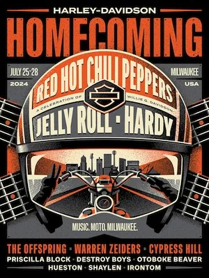 Harley-Davidson Homecoming Festival 2024 Lineup poster image