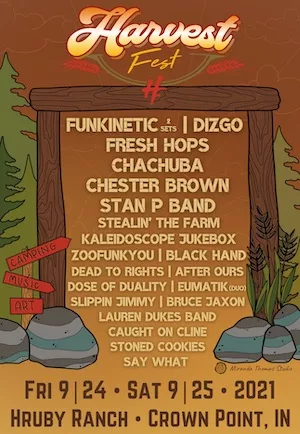 Harvest Fest 2021 Lineup poster image