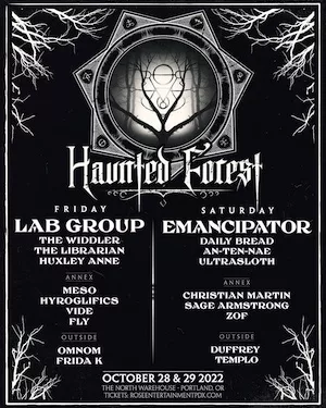 Haunted Forest 2022 Lineup poster image