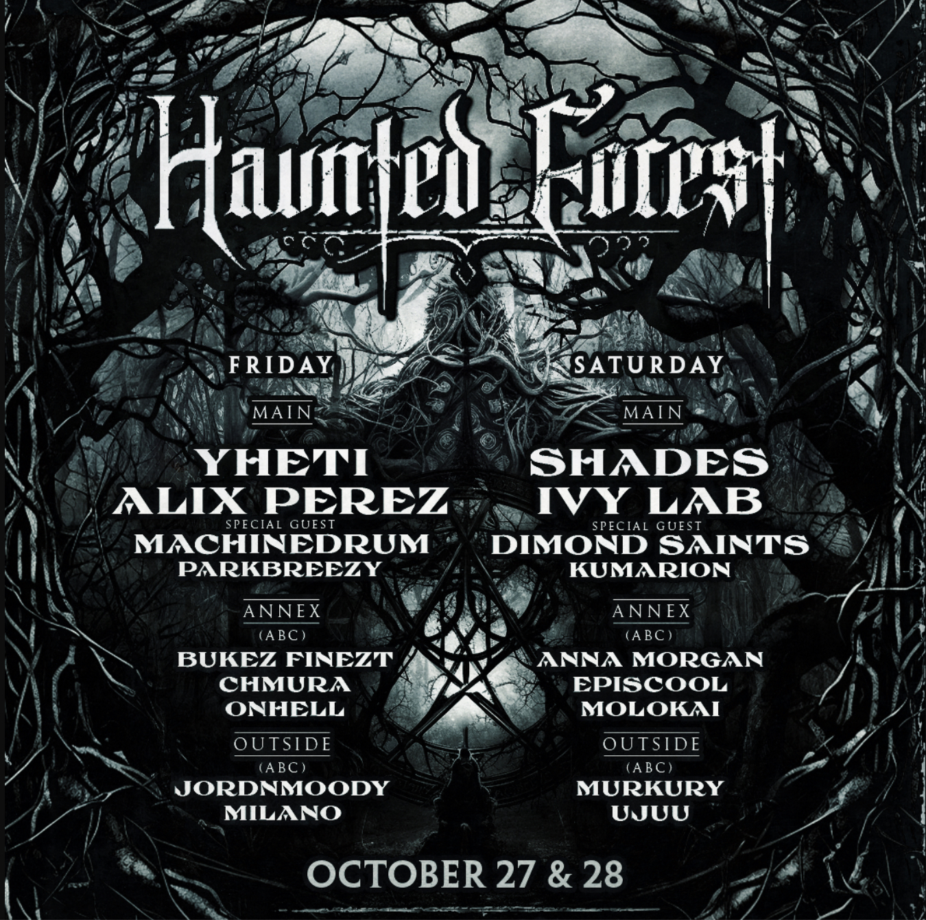 Haunted Forest 2023 Lineup poster image