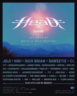 Head In The Clouds Los Angeles 2021 Lineup poster image