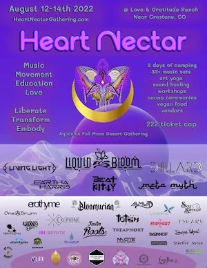 Heart Nectar Gathering 2022 Lineup poster image