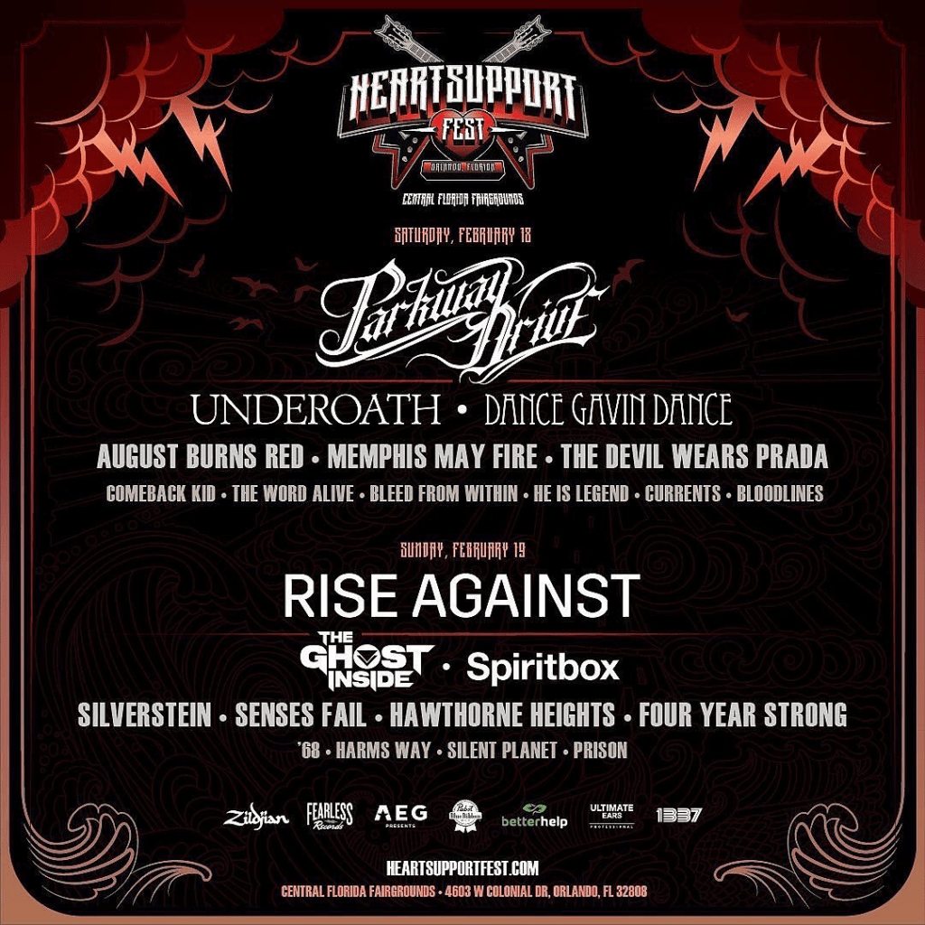 heartsupport fest 2023 lineup poster