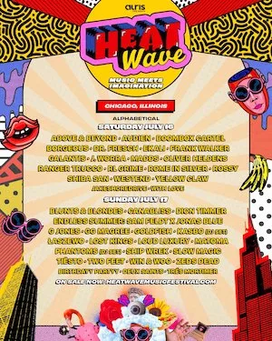 Heatwave Music Festival 2022 Lineup poster image