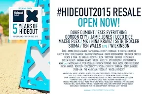 Hideout Festival Croatia 2015 Lineup poster image