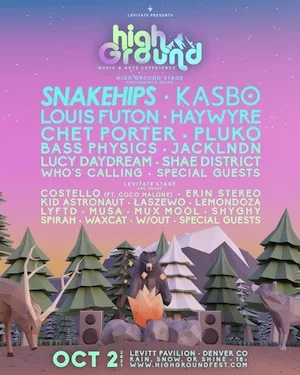 High Ground Music Festival 2021 Lineup poster image