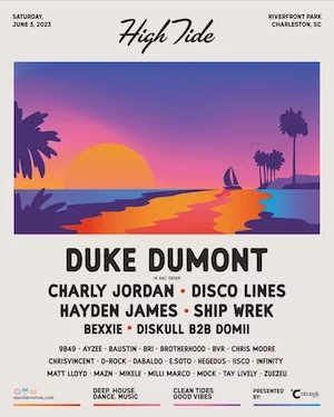 High Tide Music Festival 2023 Lineup poster image