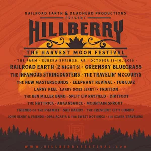Hillberry Festival 2016 Lineup poster image