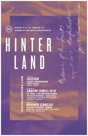 Hinterland Music Festival 2019 Lineup poster image