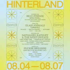 Hinterland Music Festival 2022 Lineup poster image