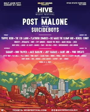 HIVE Music Festival 2021 Lineup poster image