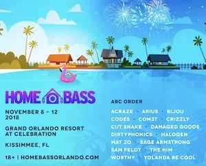 Home Bass 2018 Lineup poster image