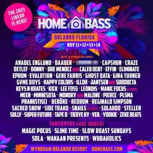 Home Bass 2021 Lineup poster image