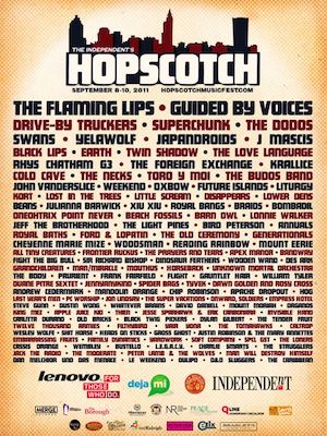 Hopscotch Music Festival 2011 Lineup poster image
