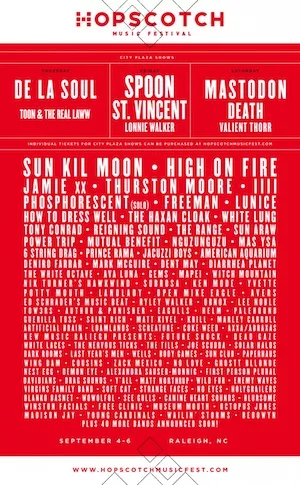 Hopscotch Music Festival 2014 Lineup poster image