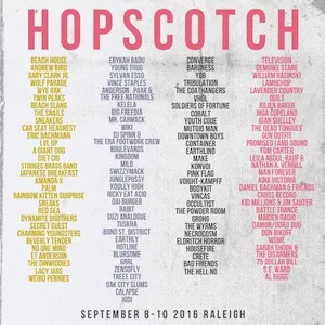 Hopscotch Music Festival 2016 Lineup poster image