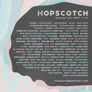 Hopscotch Music Festival 2017 Lineup poster image