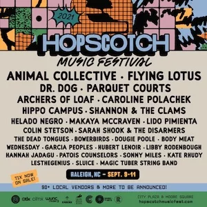Hopscotch Music Festival 2021 Lineup poster image
