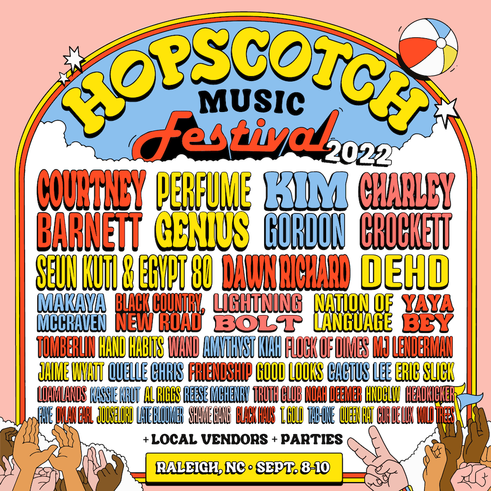 hopscotch music festival 2022 lineup poster